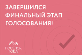 Завершился финальный этап голосования на Премии "Поселок года 2024"